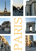 Vues iconiques de Paris au cr&eacute;puscule
